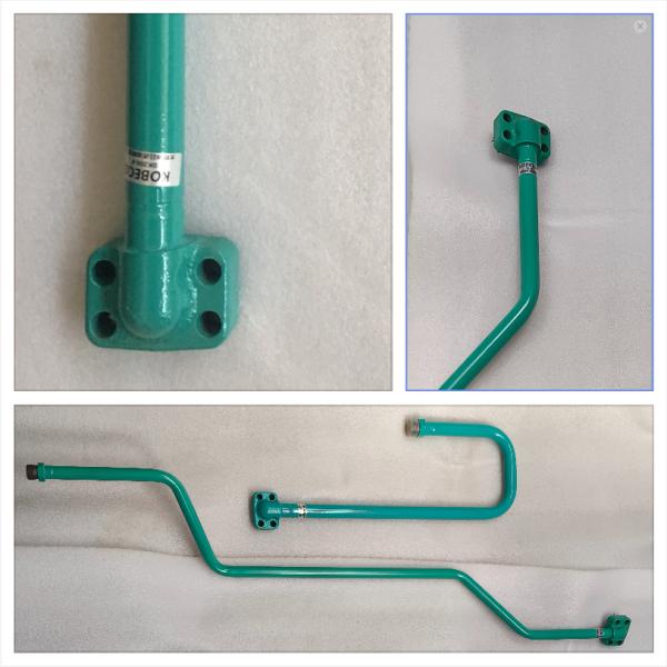 Excavator Hydraulic Cylinder Boom Pipe For KOBELCO SK200