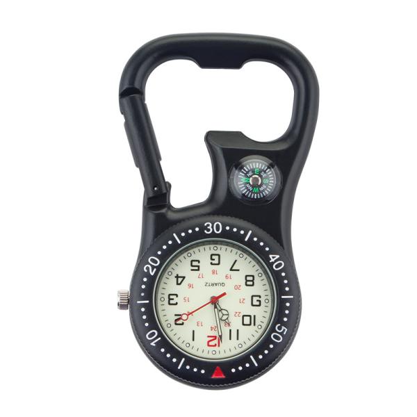 ALK Carabiner Clip Pocket Watch for Nurse Fob Hiking Climb Medical Sports Watches Vintage Clock Mountaineering Sports Eq