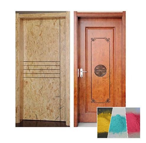 Aluminium Profiles Wood Effect Powder Coating , Decorative Modern Powder Coating
