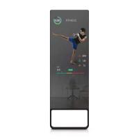 Miroir interactif adapté aux besoins du client d'exercice, plein miroir de gymnase de corps avec l'écran d'affichage à cristaux liquides