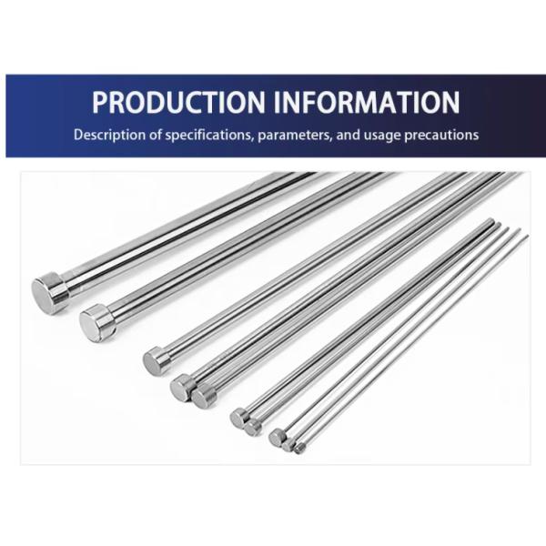 Flat Injection Mold Parts Ejector Pin Sleeve Nitriding SKD61 SKH51 DIN