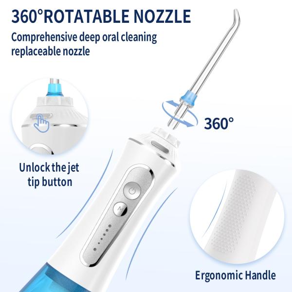 Electric Electric Cordless Water Flosser Dental Teeth Cleaning