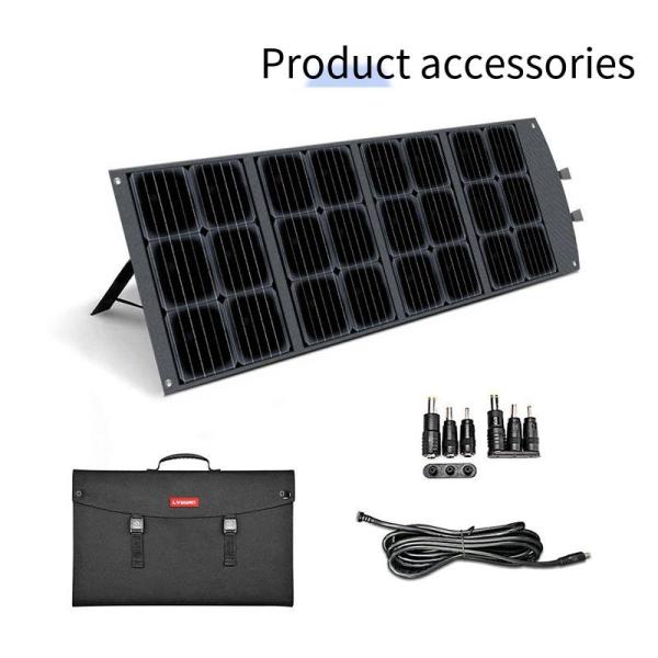 Folding Portable Solar Panels Outdoor Monocrystalline Silicon Solar Cells