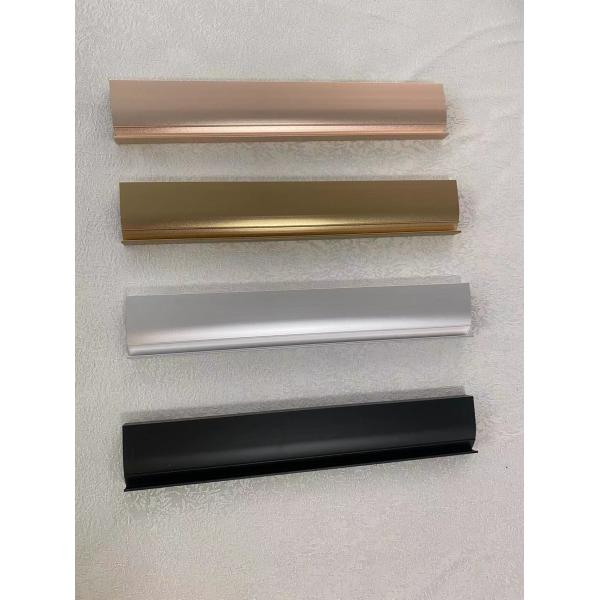 Aluminum Channel Profile Black Baseboard Skirting Board for Floor Wall Cover 2.5 Meters