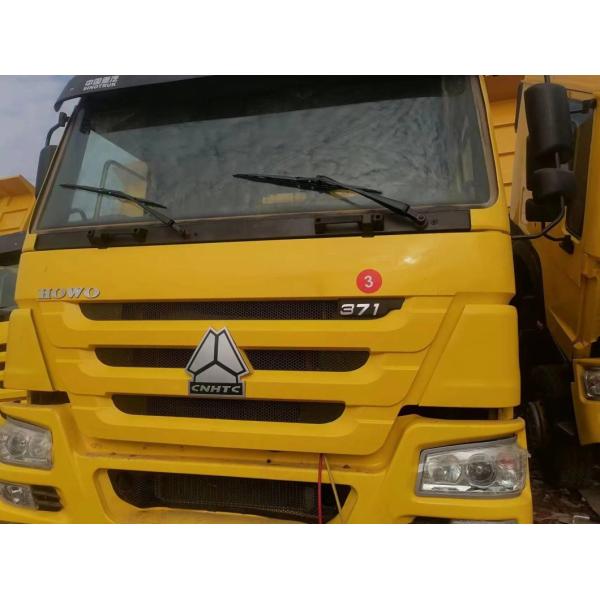 Sinotruck HOWO 6×4 Желтый мусоровоз Подержанный грузовик 10 шин с двигателем 6-8 л