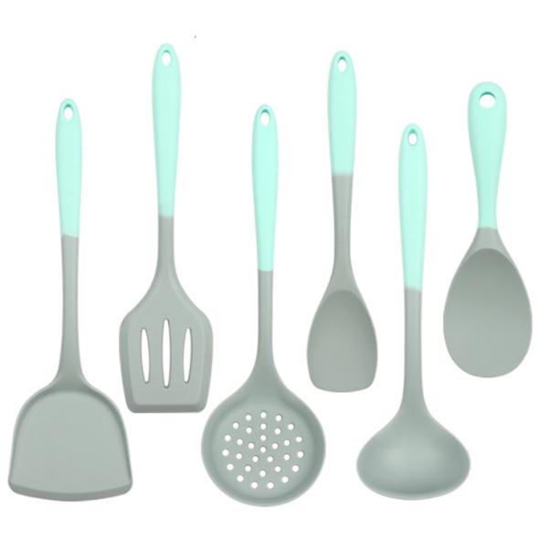 Food Grade Silicone Kitchen Utensils Set for Non-stick Cooking Tools 670g Home Kitchen