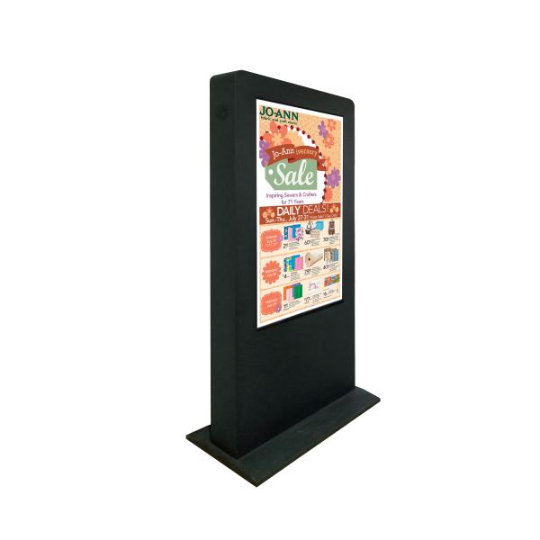 Outdoor Electronic Advert Vertical Free Digital Signage System 55 Inch 2500cd/M2 LED Backlight