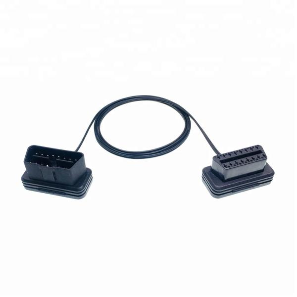 Customized ABS Plastic Right Angle Male OBD2 PCB Connector for Automotive Repair Tools and Customized Special Features