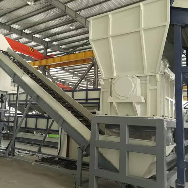 Plastic Grinding Machine PP / PE Films Pre Shredder Machine PP Woven Bags