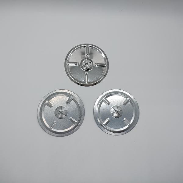 Galvanized Steel Square Aluminum Self Locking Washer For Fixing Insulation Pins