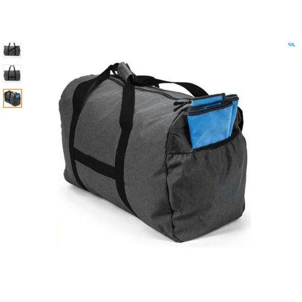 Carry On 600D Waterproof Luggage Bag Grey With Shoe Pouch