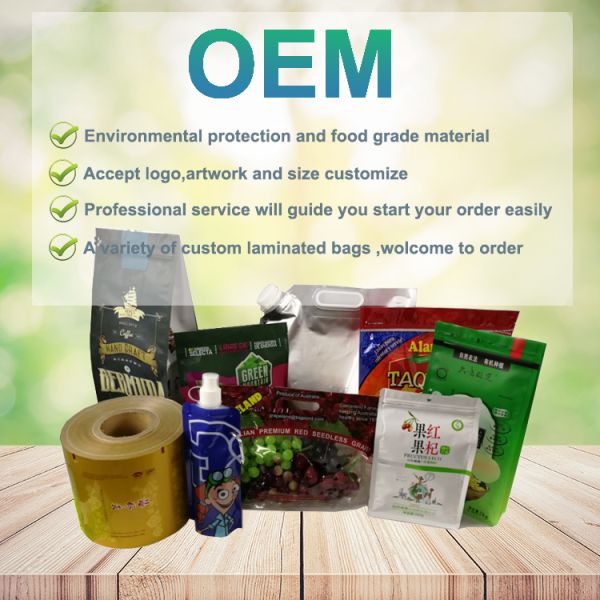 1kg Rice Packaging Bag Vacuum Grain Package