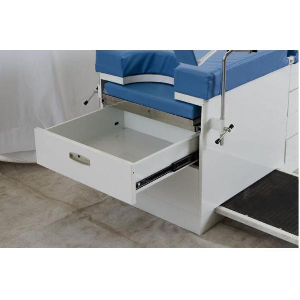 Durable Hospital Examination Table , Medical Exam Tables With Stainless Steel Basin