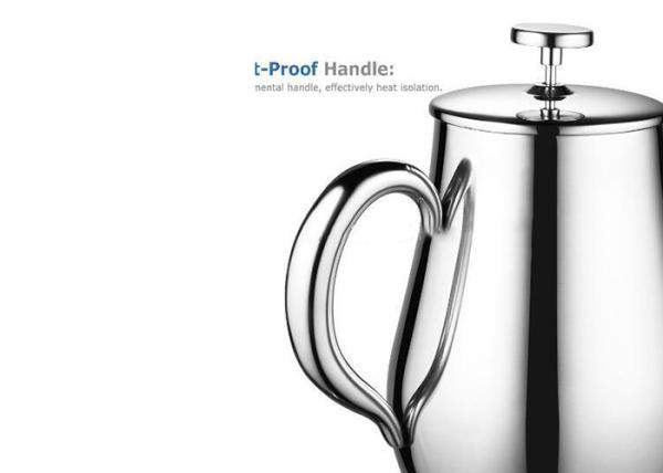 Stainless Steel French Press Coffee Maker 18/10 Bonus 1000ML Plunger Coffee Maker