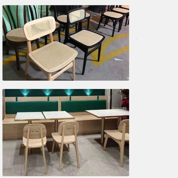 Restaurant Cafe Simple Design Wood Dining Chair