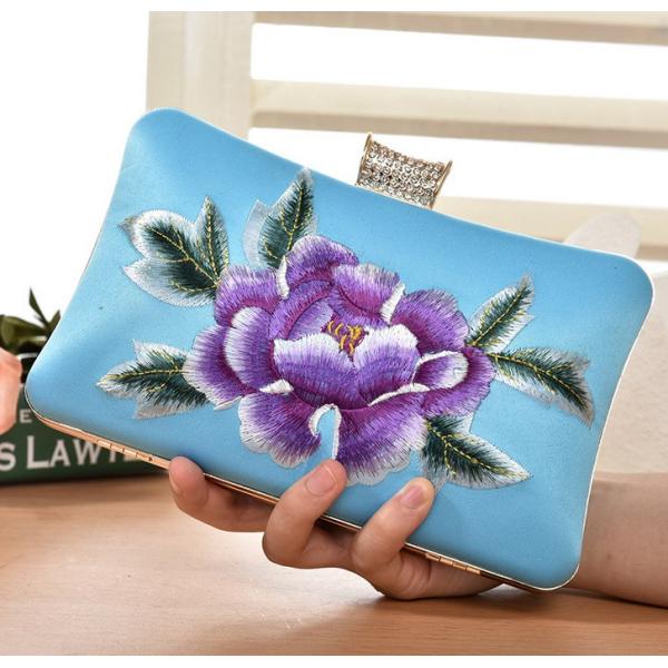 European and American vintage evening bags embroidered clutch bride