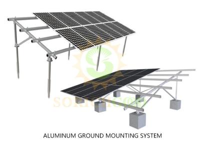 Bracket de montagem de painel solar de aço inoxidável de alumínio para energia solar