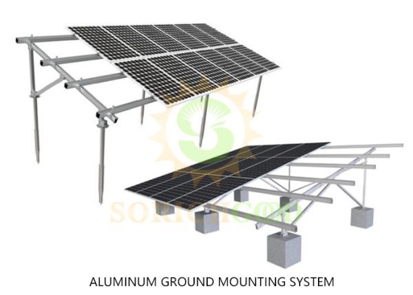 Aluminum Stainless Steel Solar Panel Mounting Bracket For Solar Energy
