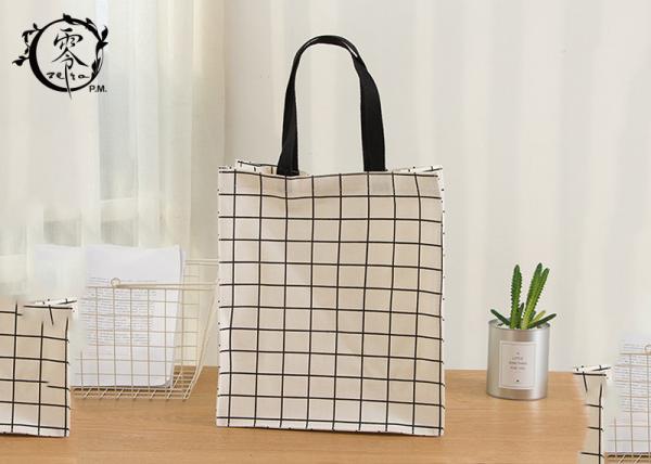 Extra Reinforced Handles Large Reusable Grocery Bag Totes Custom Size Logo For Shopping