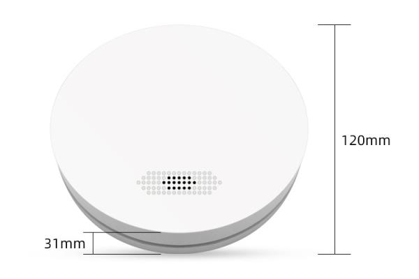 3 Years Warranty Wireless Smoke Fire Alarms Detector With European TUV CE Certification