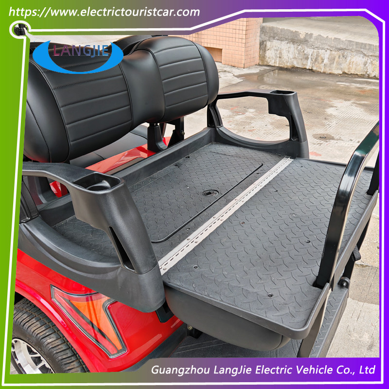 Four Seater Electric Car 48 Volt Club Car With Rear Brake Lights For Park
