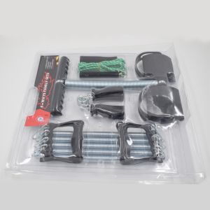 Complete Home Workout Set Pedal Resistance Trainer Jump Rope Hand Grip Versatile