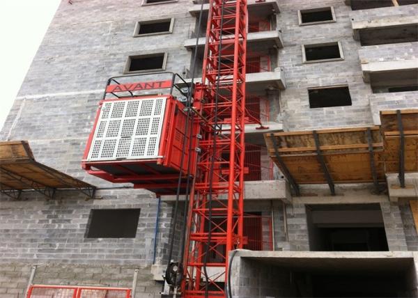 Safety Transport Platforms / Material Lift For Construction Customized