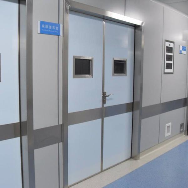 Aluminum GMP Modular Cleanroom Door Anti Corrosion