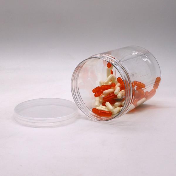 Conservation des aliments réalisée en bouteille transparente en PET de 700 ml simple avec un bouchon à vis en aluminium/plastique