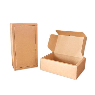 Reciclável Custom Cor-de-Rosa de Papel Dobrável Cartão Kraft caixa de correio com o seu logotipo perfeito