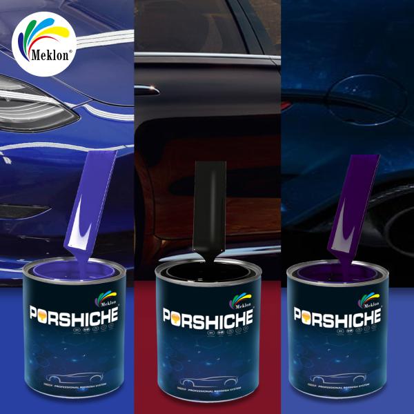 1K2K High-Quality Factory Grade Color Matching Wear-Resistant And Scratch Resistant Blue Purple Car Paint