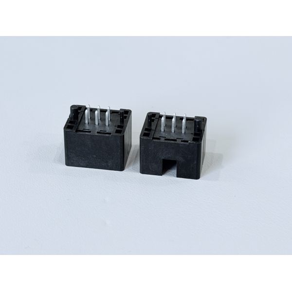 2.54mm Pitch 2×3 DIP PCB Connector, 6-Pin Vertical Electronic Terminal Connector, PA9T High-Temperature Housing, Copper Alloy Contacts, 5A Power & Signal Pin Header Connector