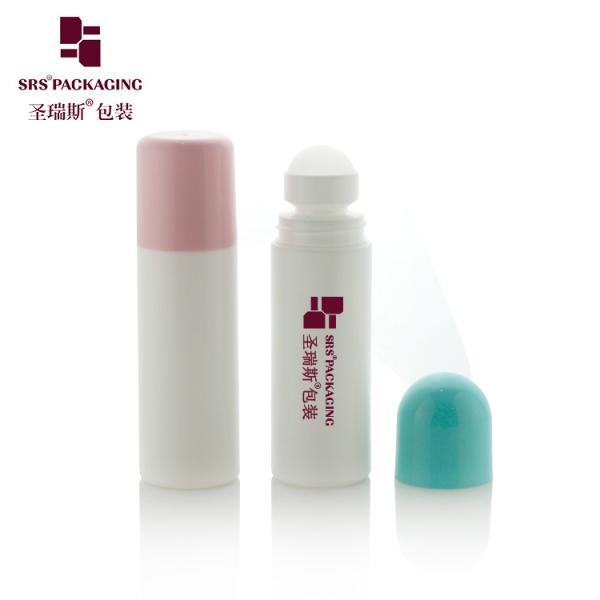 90ml 3 oz Empty Cosmetic Packaging Gel Roller Ball PP Recycled Material Deodorant Roll On Bottles