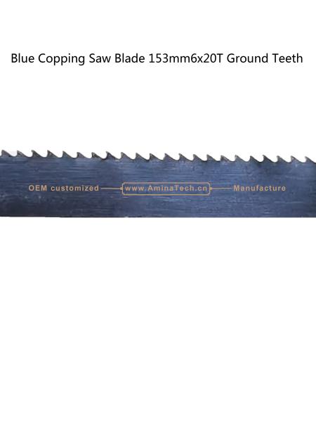 Blue Copping Saw Blade 153mm6x20T Ground Teeth Cutting wood,Plastic,Low-hardness metal
