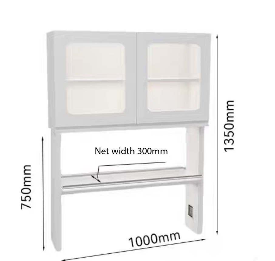 Aluminum Alloy / Glass Laboratory Accessories Benchtop Lab Reagent Rack