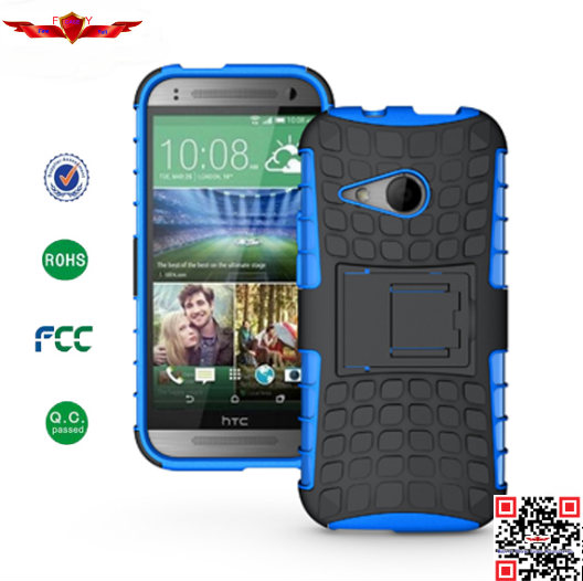 Hot Selling100% Qualify Silicone Belt Clip Holster Cover Cases For HTC ONE 2 Mini Colorful