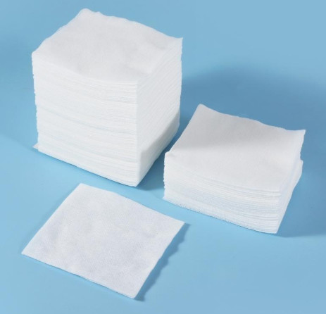 Non Woven Cotton Pad Wool Surgical Absorbent 85 93 Whiteness CE FDA Disposable Wound non woven Pad Swab Non Woven Gauze Swab gauze sponge