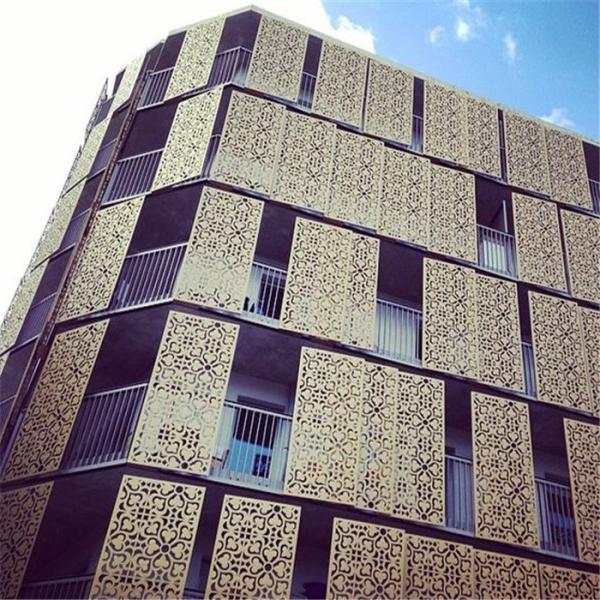 building mateiral construction projects decorative laser cut metal panel screen for interior and exterior