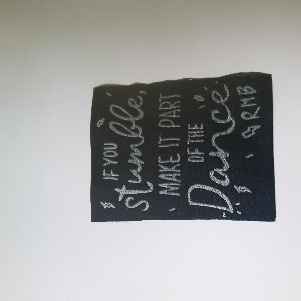 Ярлыки штофа моды сплетенные одеждой вышили Washable для одежды