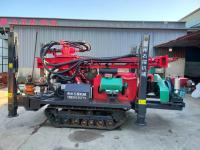 Puits d'eau portatif de grande chenille en caoutchouc des puissances en chevaux 180m forant Rig Equipment