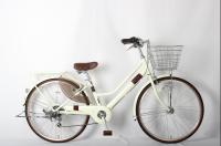 Aço de Alto Carbono Shimano City Commuter Bikes Mulheres 26 polegadas Ladies Bike Seis Velocidade