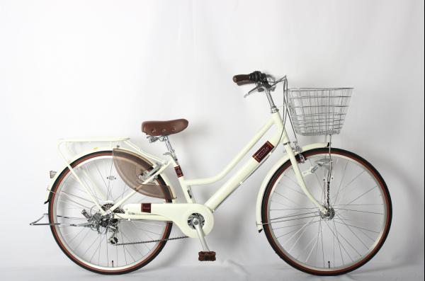 Aço de Alto Carbono Shimano City Commuter Bikes Mulheres 26 polegadas Ladies Bike Seis Velocidade