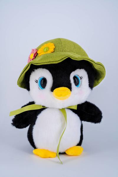 Plush Fabric Soft Plush Toys Animal Stuffed Penguin With Hat For Girlfriend Best Gift