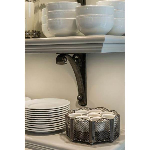 290g Customized Logo Stainless Steel Triangle Wall Mount Shelf Bracket for Kitchen