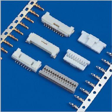 Electronics Single Row Printed Circuit Board Connectors With PA66 Material Crimp housing