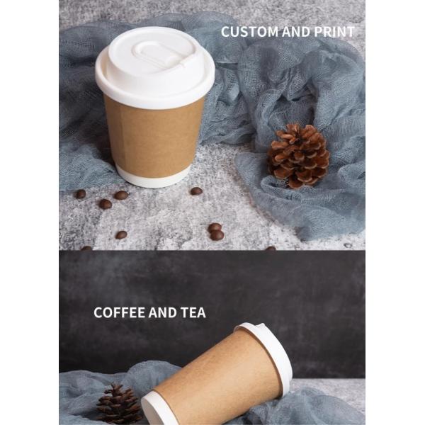 8oz Eco-Friendly Double Wall Kraft Paper Disposable Cup for Responsible Consumerism