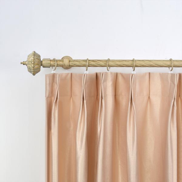 Classic Curtain Rod Set Pole 22mm Iron Curtain Tube Metal for Hotel Home Decor