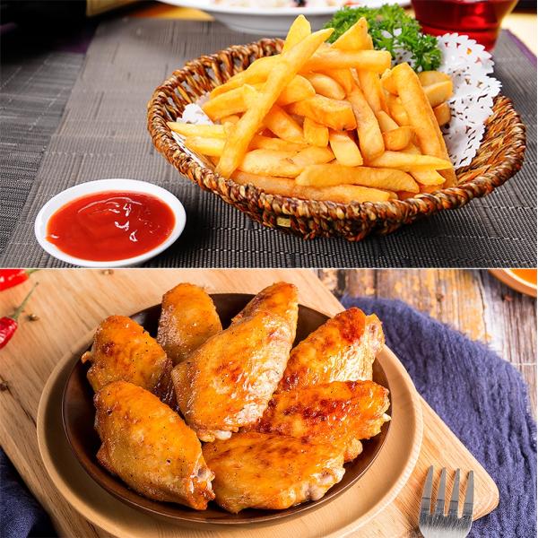 Commercial Grade Dual Air Fryer Home Used No Stick No Oil 5.5L