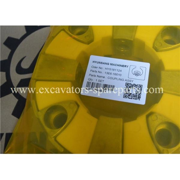 13E6-16010 13E6-16040 Excavator Pump Coupling Rubber For Hyundai R140W-7