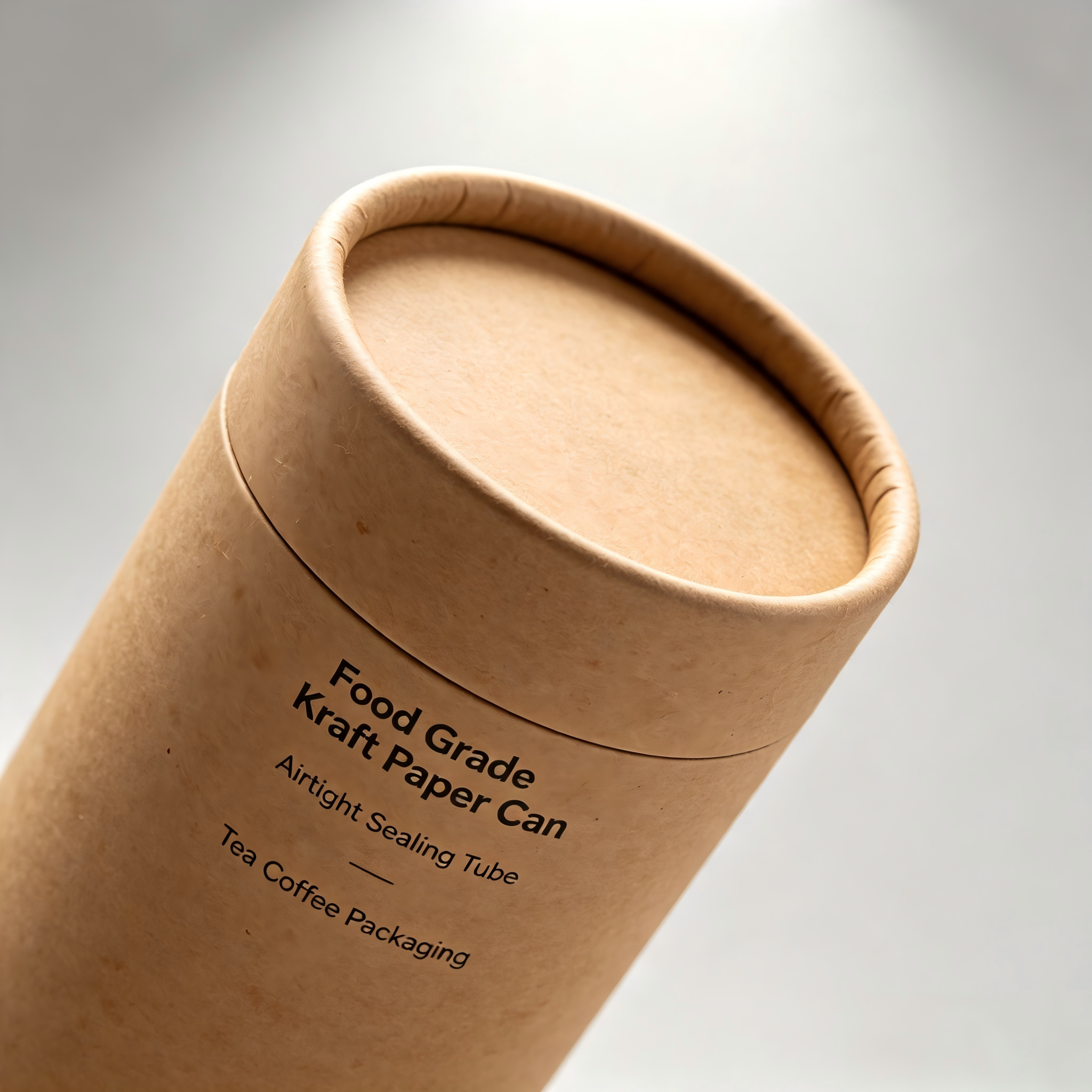 Food Grade Kraft Paper Can - Airtight Sealing Tube For Tea Coffee Packaging
